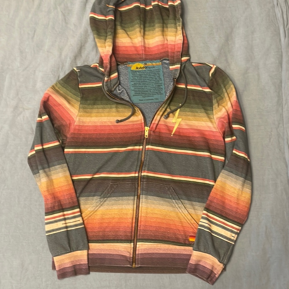 Aviator Nation serape hoodie